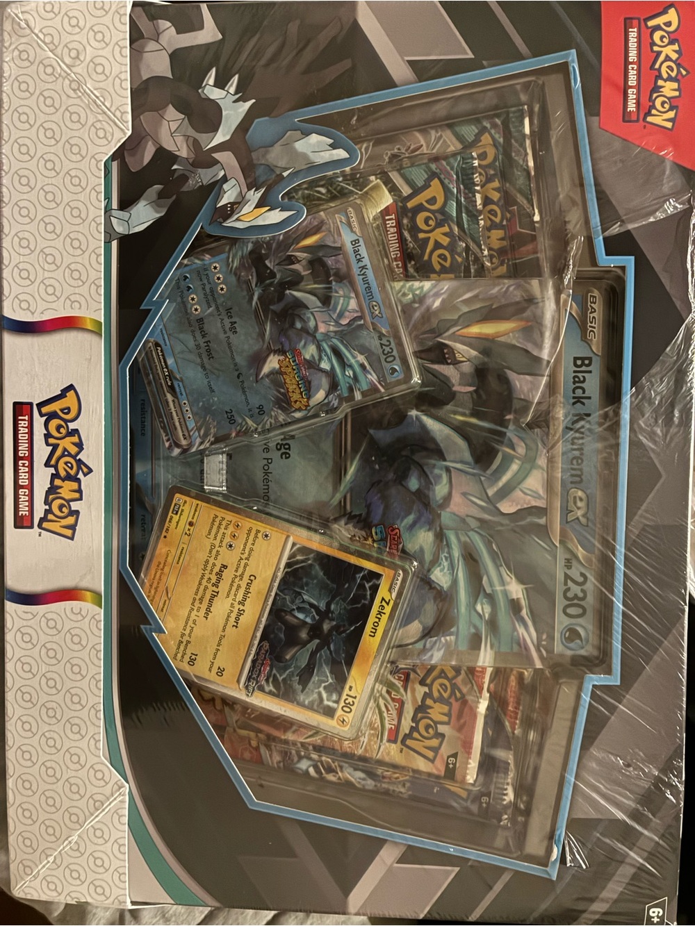 Pokemon Black Kyurem EX Box with Blue, Black, White Artwork